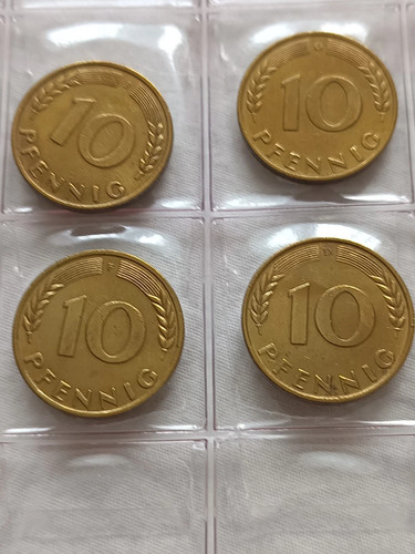 Brd pfennig set 1950 - set,