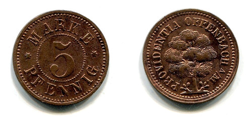 Pfennig providentia - pfennig,