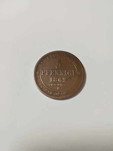 Sachsen pfennig 1862 b - pfennig,