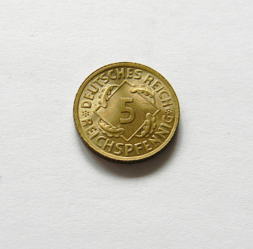 Weimar reichspfennig 1925 - weimar:,