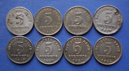 Pfennig 1915 1922 eisen - 5, 1922.