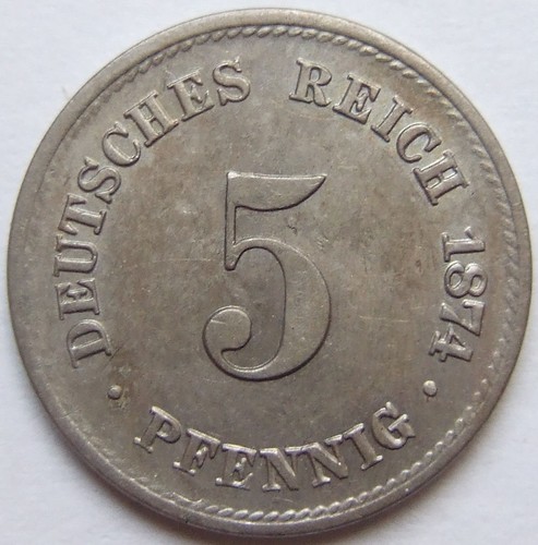 Pfennig 1874 dresden - pfennig, e