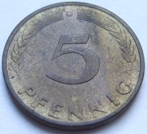 Pfennig 1949 münze - 5, bank