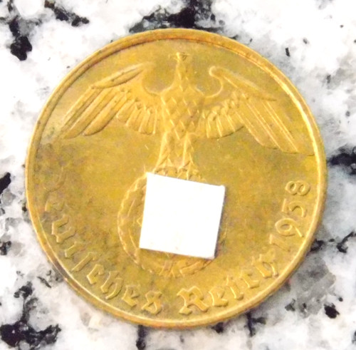 Reichspfennig 1938 messing - 5,
