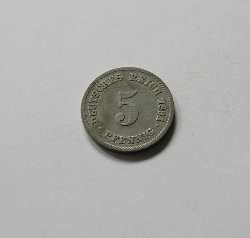 Kaiserreich pfennig 1891 e - kaiserreich:, 5