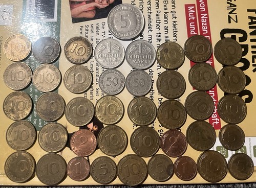 Konvolut deutsche mark - konvolut, mark/pfennig