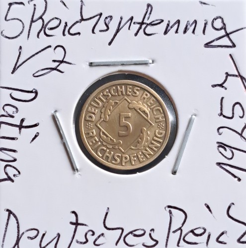 Reichspfennig 1925 j - 5,