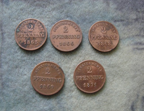 Pfennig 1865 1871 - 5,