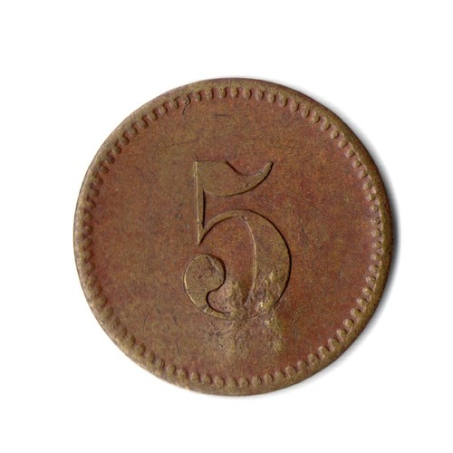 Wertmarke pfennig o j - pfennig, h