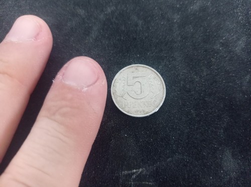 Ddr pfennig 1968 - 5, 1968,