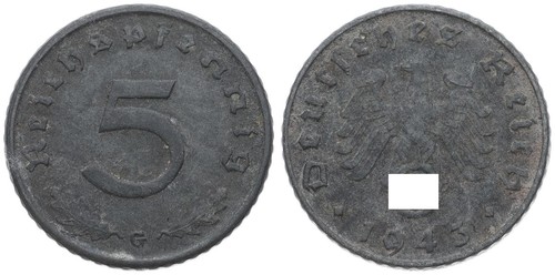 Deutschland 5 pfennig - 5,