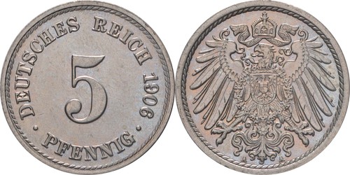 Pfennig 1906 12 - a, stgl.