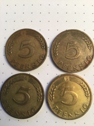 Pfennig 1949 j bank - pfennig,