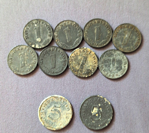 Rechspfennig von 1944 8x - 2x,