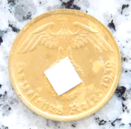 Reichspfennig 1939 messing - reichspfennig,