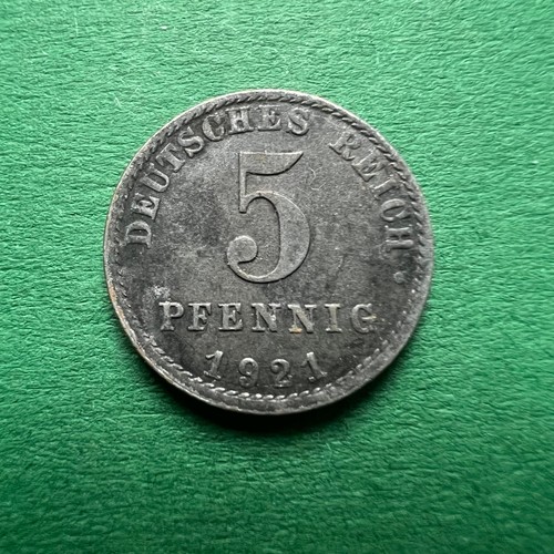 Pfennig 1921 deutsches - 5, a