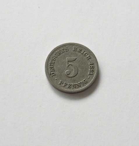 Kaiserreich pfennig 1891 e - kaiserreich:,