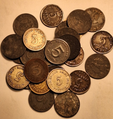 Pfennig 23er konvolut - 5,
