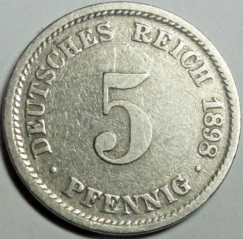Kaiserreich pfennig 1898 - 1898, d