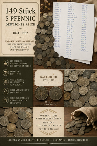 149x pfennig deutsches - 5,