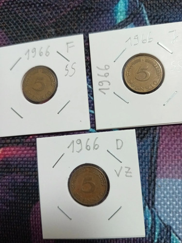 Pfennig brd in ss bis - 5,