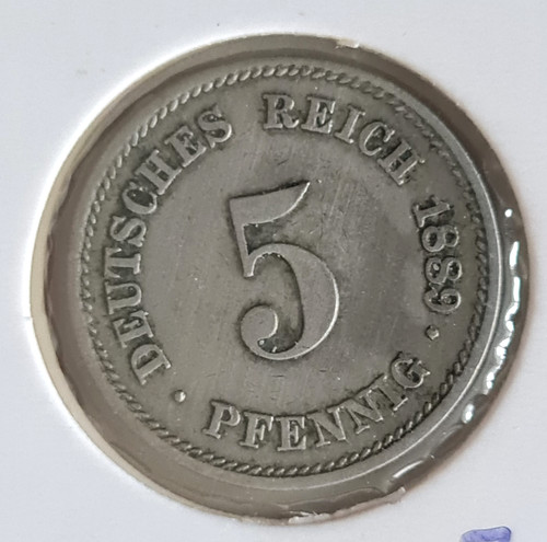 Deutsches reich pfennig - reich, 5