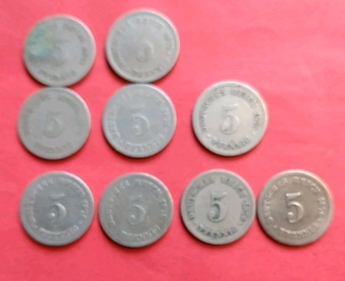 9x5 pfennig kaiserreich 1874 - pfennig,