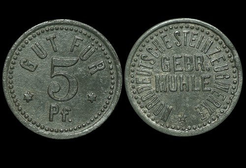 Notgeld pfennig - notgeld:,