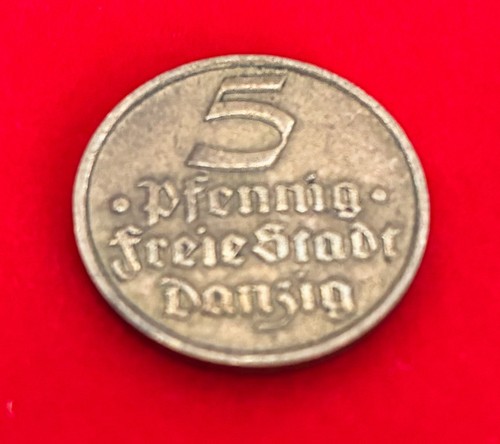 Danzig pfennig 1932 bronze - 5,
