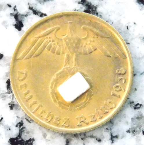Reichspfennig 1938 messing - reichspfennig,