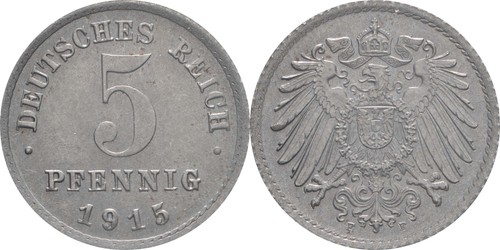 Pfennig 1915 297 - 5, e