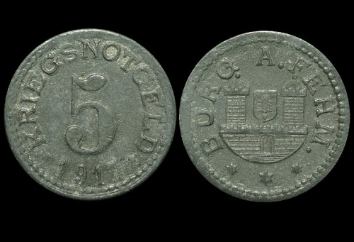 Notgeld pfennig 1917 zn - notgeld:,
