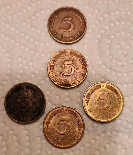 Pfennig brd 1 münze - pfennig, brd,