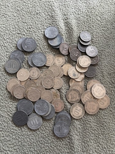 Lot 10 reichspfennig - 5,