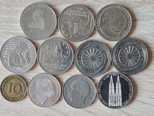 Brd 10 pfennig - 5, /10