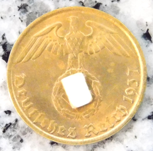 Reichspfennig 1937 messing - reichspfennig,
