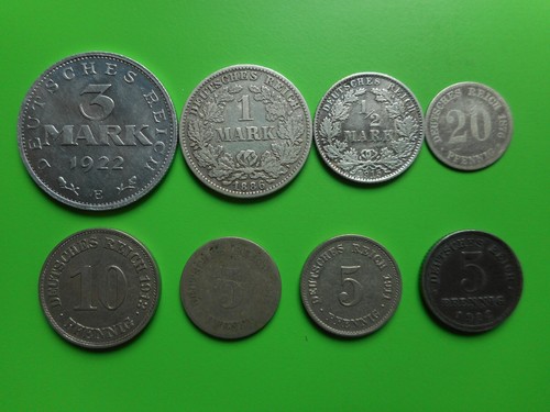 Germany 20 pfennig - germany, 5,10,20