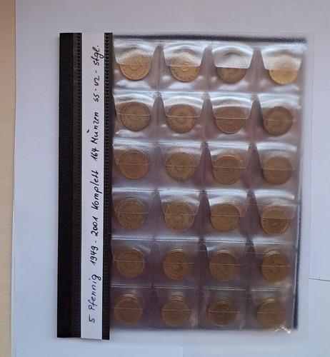 Pfennig sammlung von 1949 - 5,