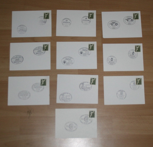 Postkarten pfennig - 10,