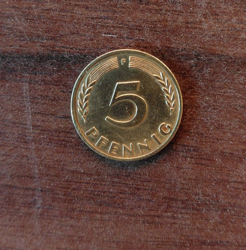 Brd pfennig münze - 5, 1950