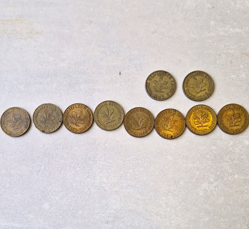Konvolut brd pfennig - konvolut,