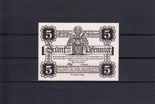 Eisleben stadt pfennig vom - pfennig,