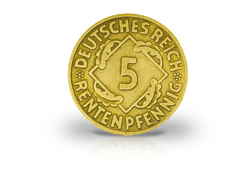 Rentenpfennig 1923 1924 - 5, 1923-1924