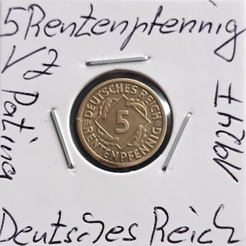 Rentenpfennig 1924 f - rentenpfennig,
