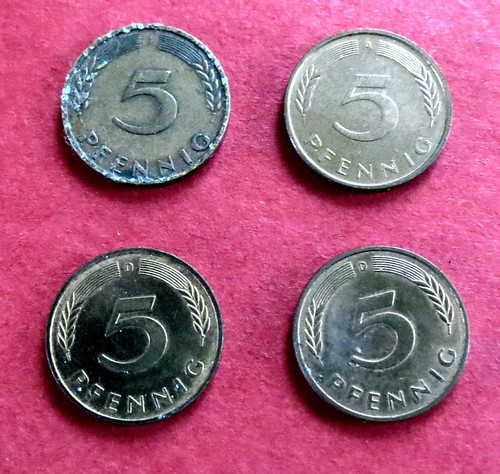 Konvolut 5 pfennig - 4,