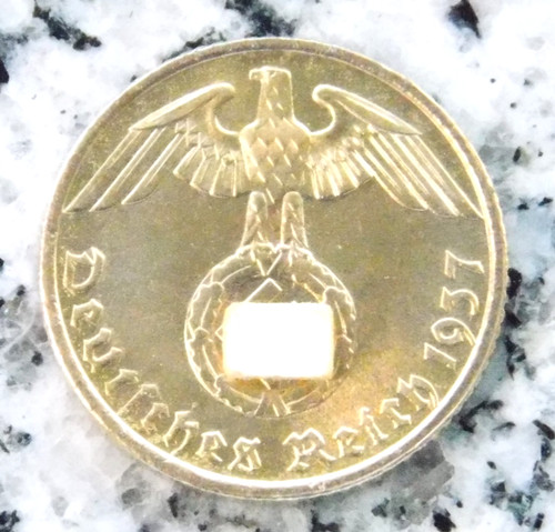 Reichspfennig 1937 messing - 5, g