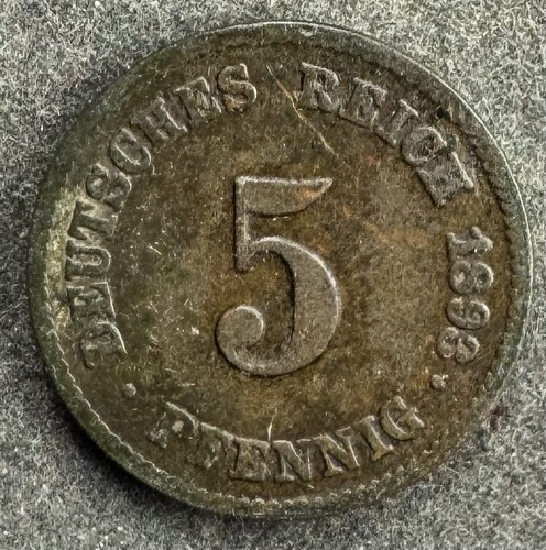 Pfennig 1893 deutsches - 5,