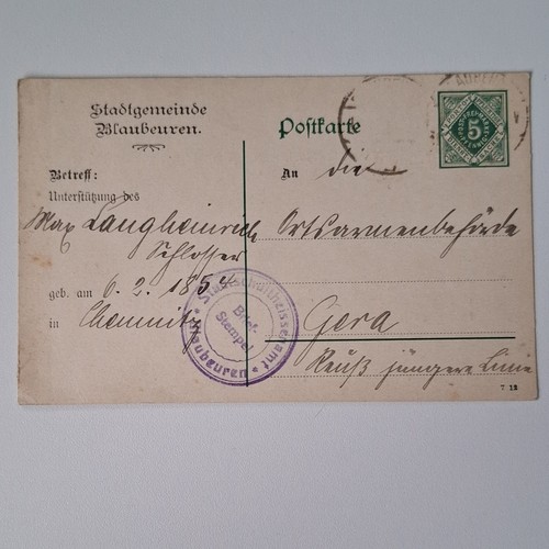 Deutsches reich ganzsache - deutsches,